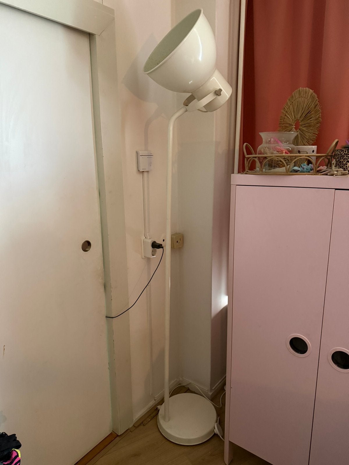 Industriele staande lamp, Ophalen, Gebruikt, Metaal, 200 cm of meer