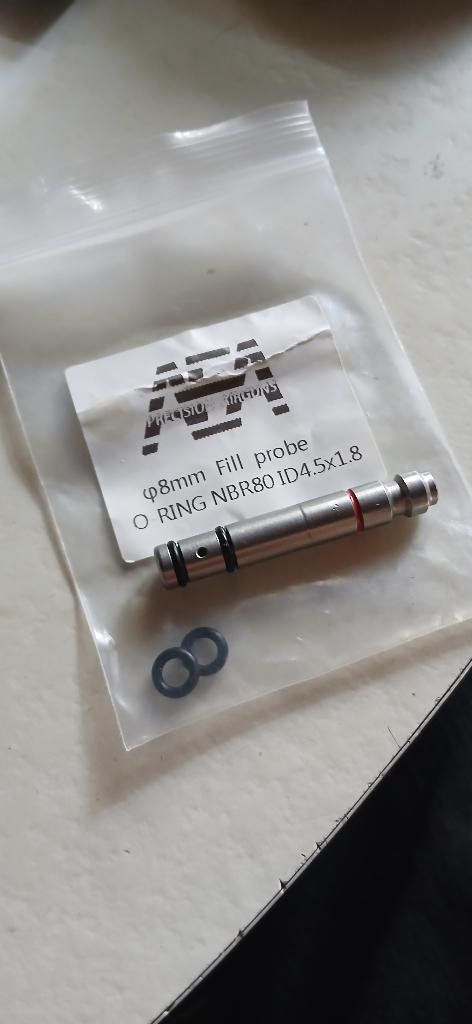 vulnippel fill probe 8mm Foster-koppeling bin tac aea, Ophalen of Verzenden, Gebruikt