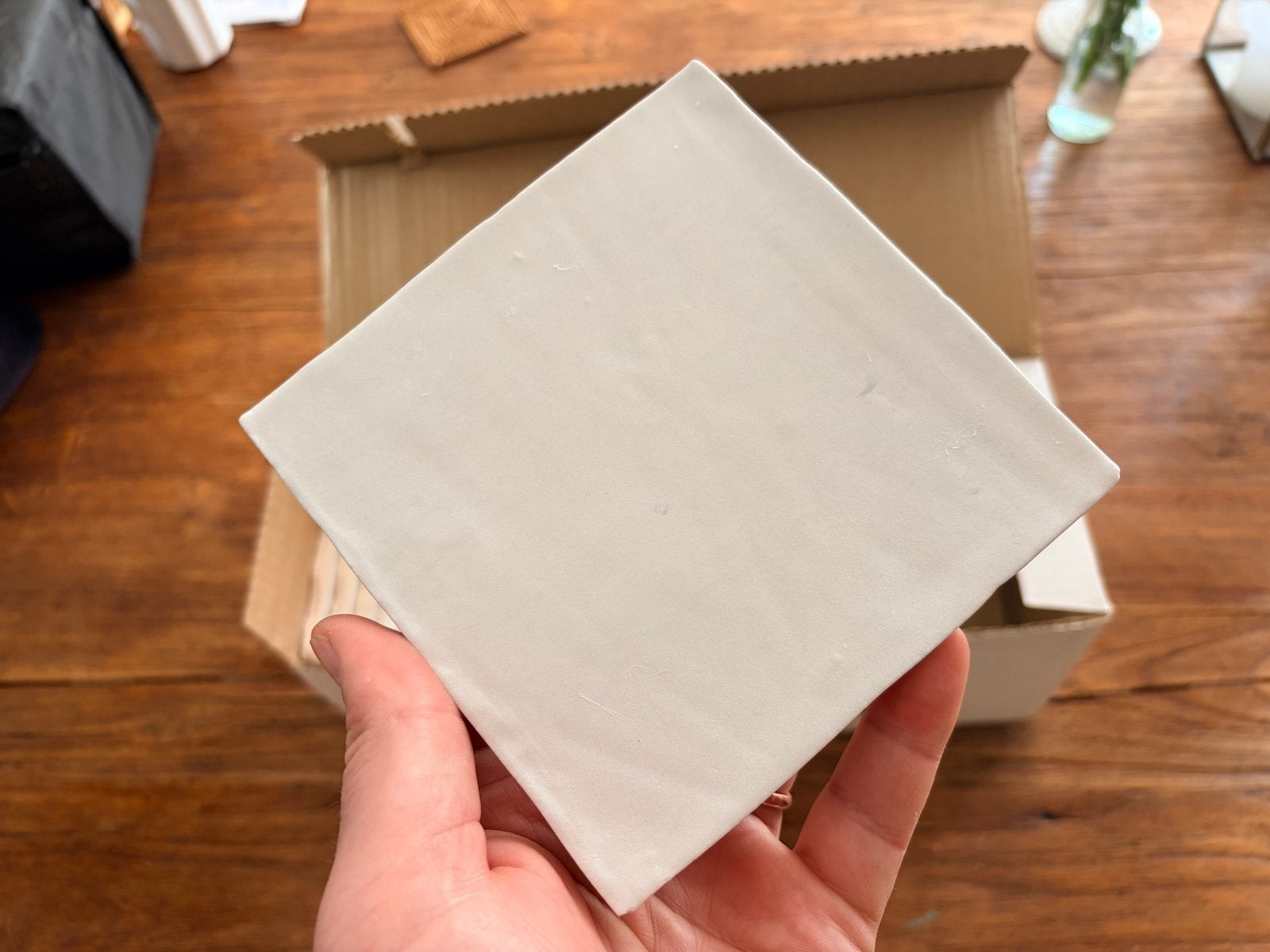 WOW Zellige White Matt tegels 12.5x12.5 cm (0.42 m²), Ophalen, Nieuw, Minder dan 20 cm, Minder dan 20 cm