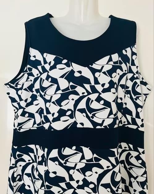 Paprika jurk maat 46/48[v], Blauw, Maat 46/48 (XL) of groter, Ophalen of Verzenden, Zo goed als nieuw
