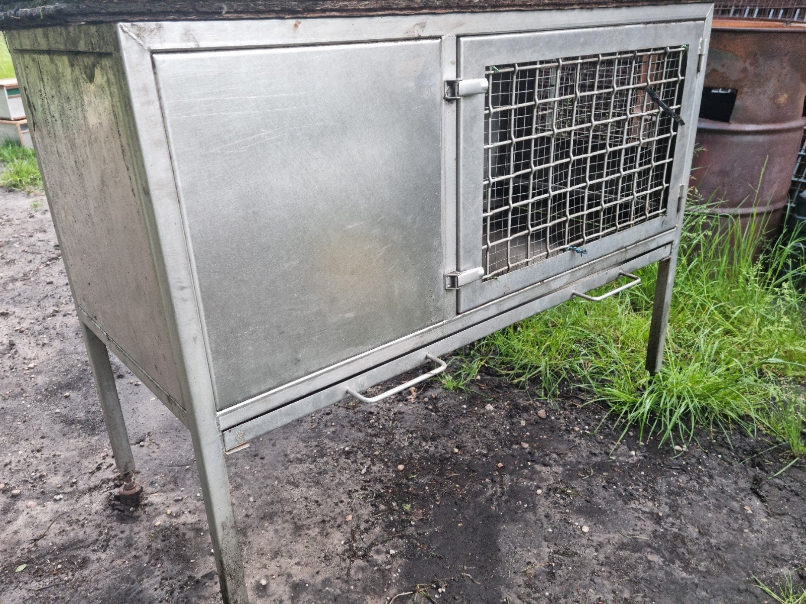 Zware kwaliteit RVS konijnenverblijf. Een en al kwaliteit!, 110 cm of meer, Ophalen of Verzenden, 90 cm of meer, Konijn