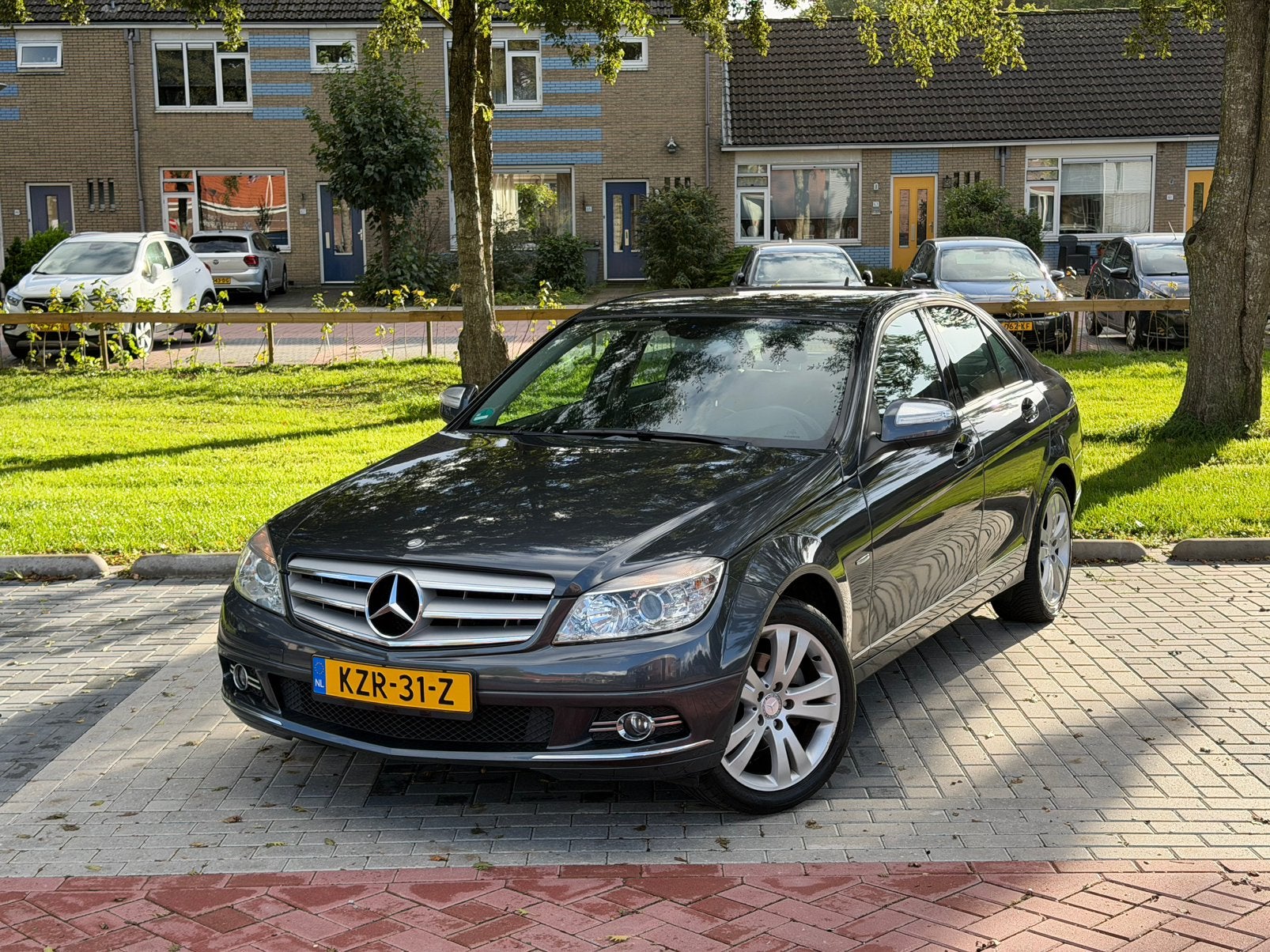 Mercedes-Benz C-Klasse 1.8 C180 Kompressor|Distrketting V.V|, Auto's, Achterwielaandrijving, Grijs, Particulier, Sedan