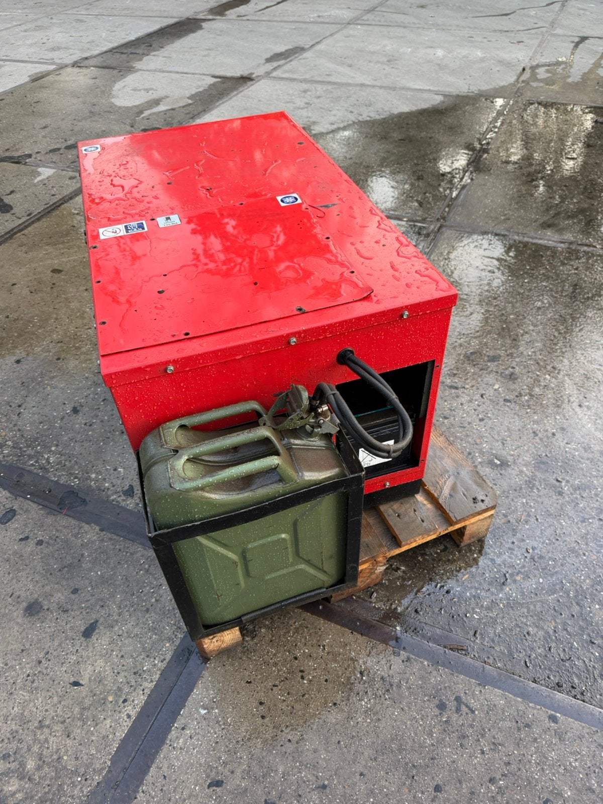 Newboy europower aggregaat generator, Ophalen, Gebruikt, 5 tot 10 kVA, Elektrisch startend