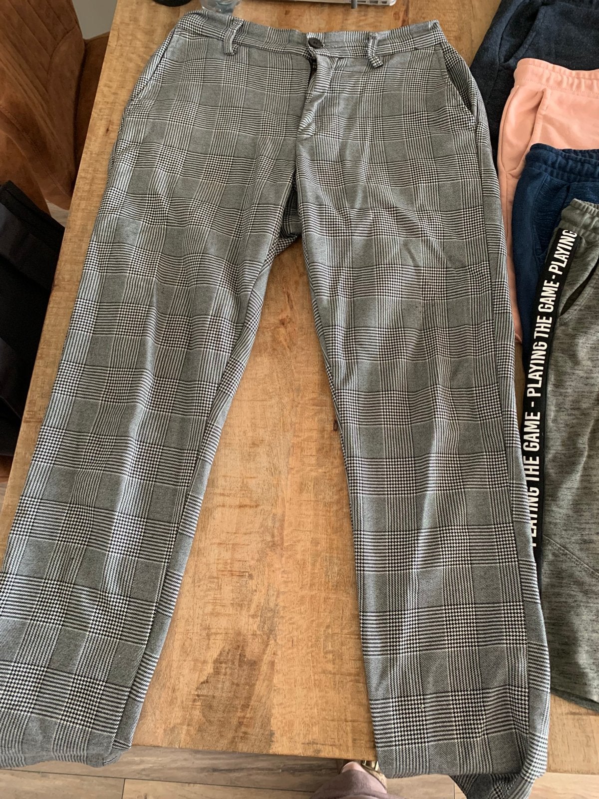 Broek jongen. Gekocht bij de sting., Ophalen, Zo goed als nieuw, Maat 46 (S) of kleiner, Zwart