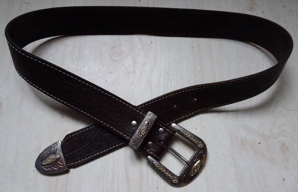 LEREN RIEM 85 CM, 80 tot 90 cm, Tailleriem, Ophalen of Verzenden, 3 tot 5 cm