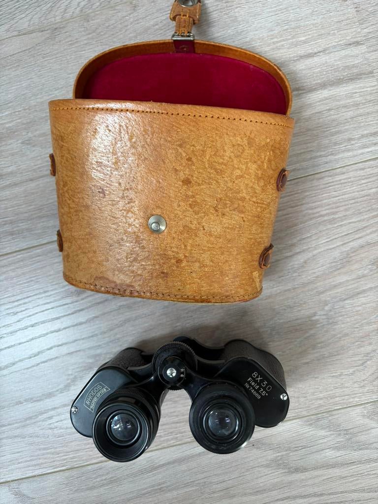 Rhodos 8x30 Vintage Verrekijker – Inclusief originele koffer, Ophalen, Gebruikt, Overige typen