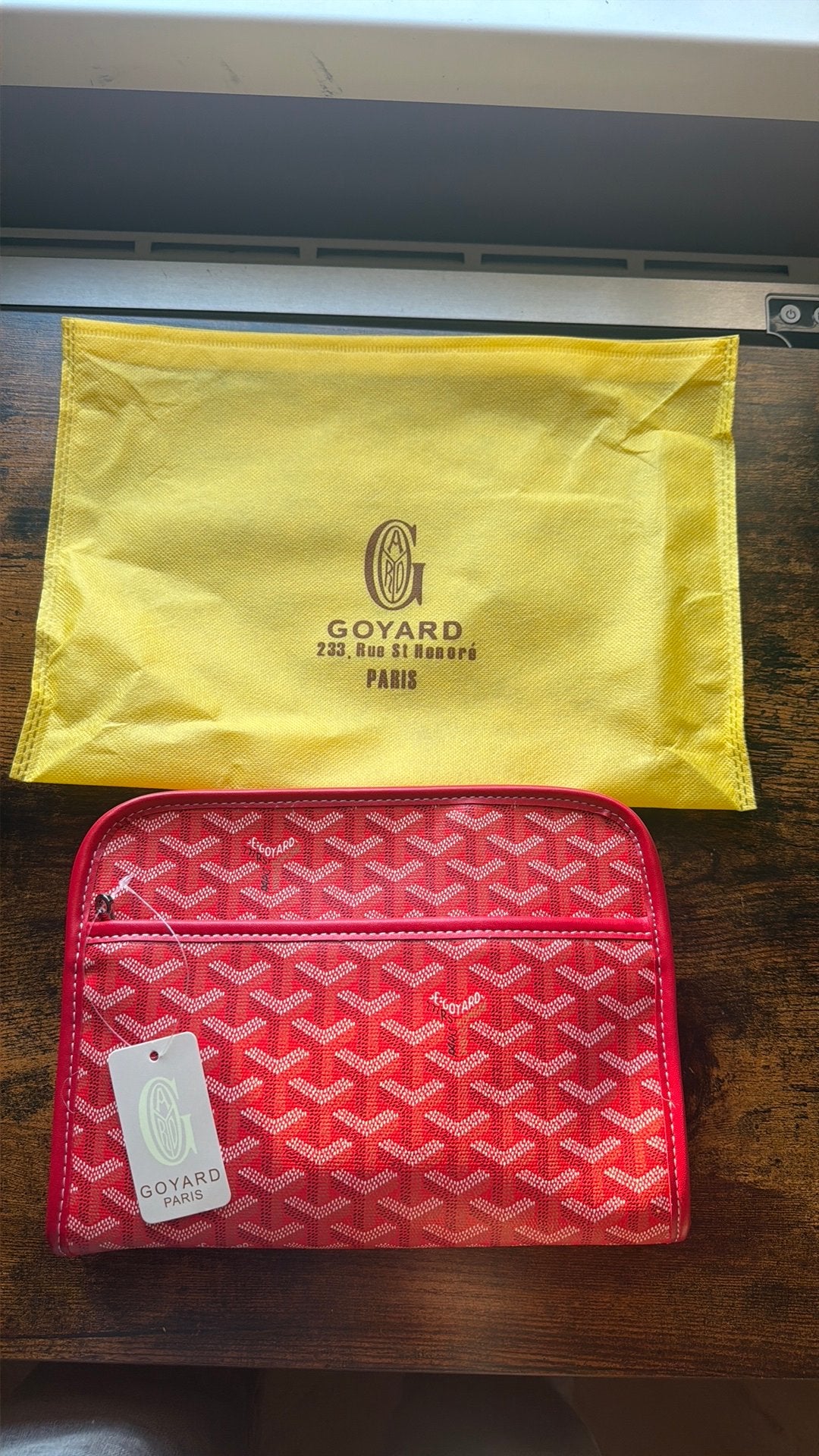 Goyard toilet tas, Sieraden, Tassen en Uiterlijk, Toilettassen, Verzenden, Zo goed als nieuw, Overige kleuren, Heer of Dame