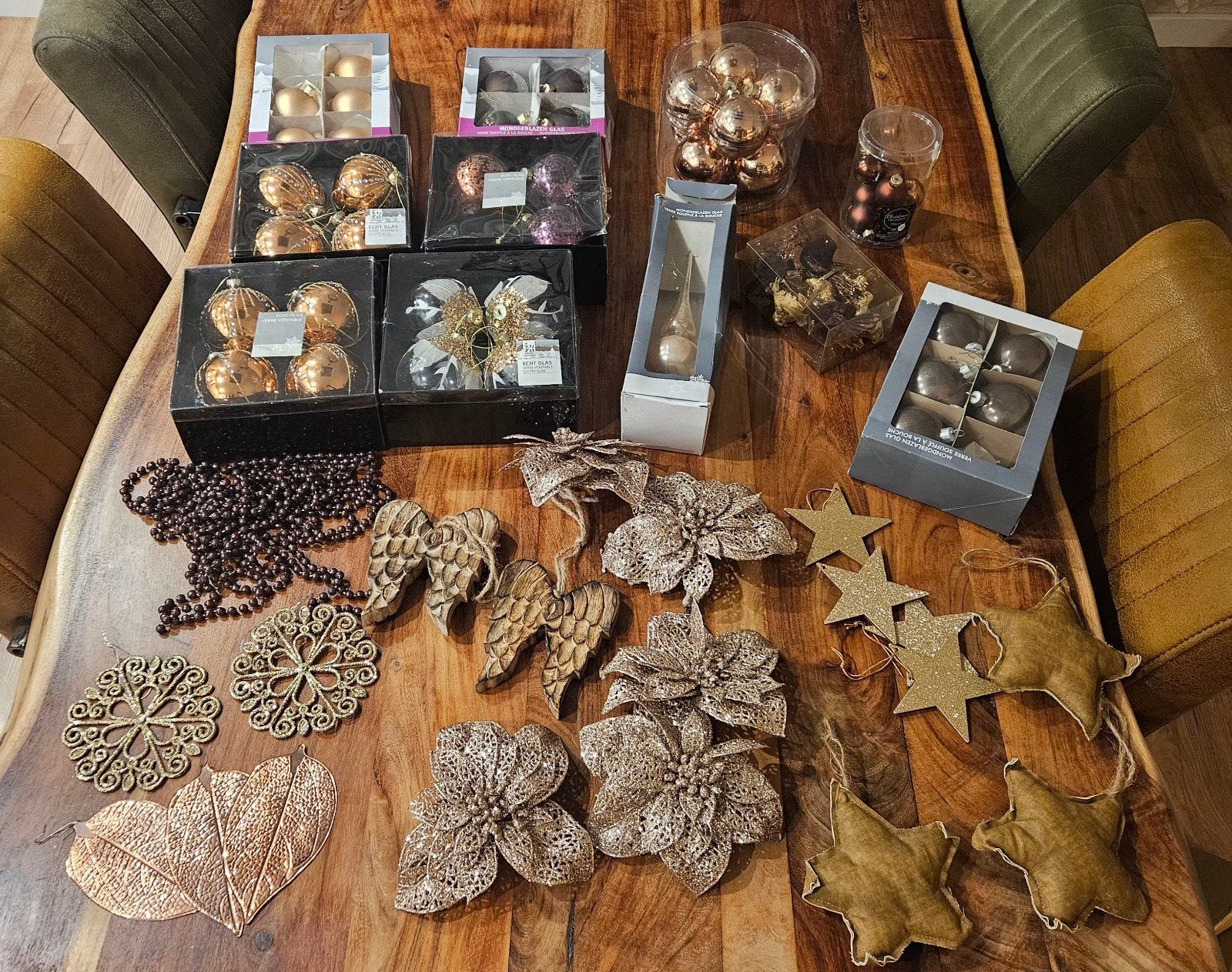 complete set kerstboom versiering, Diversen, Ophalen, Zo goed als nieuw