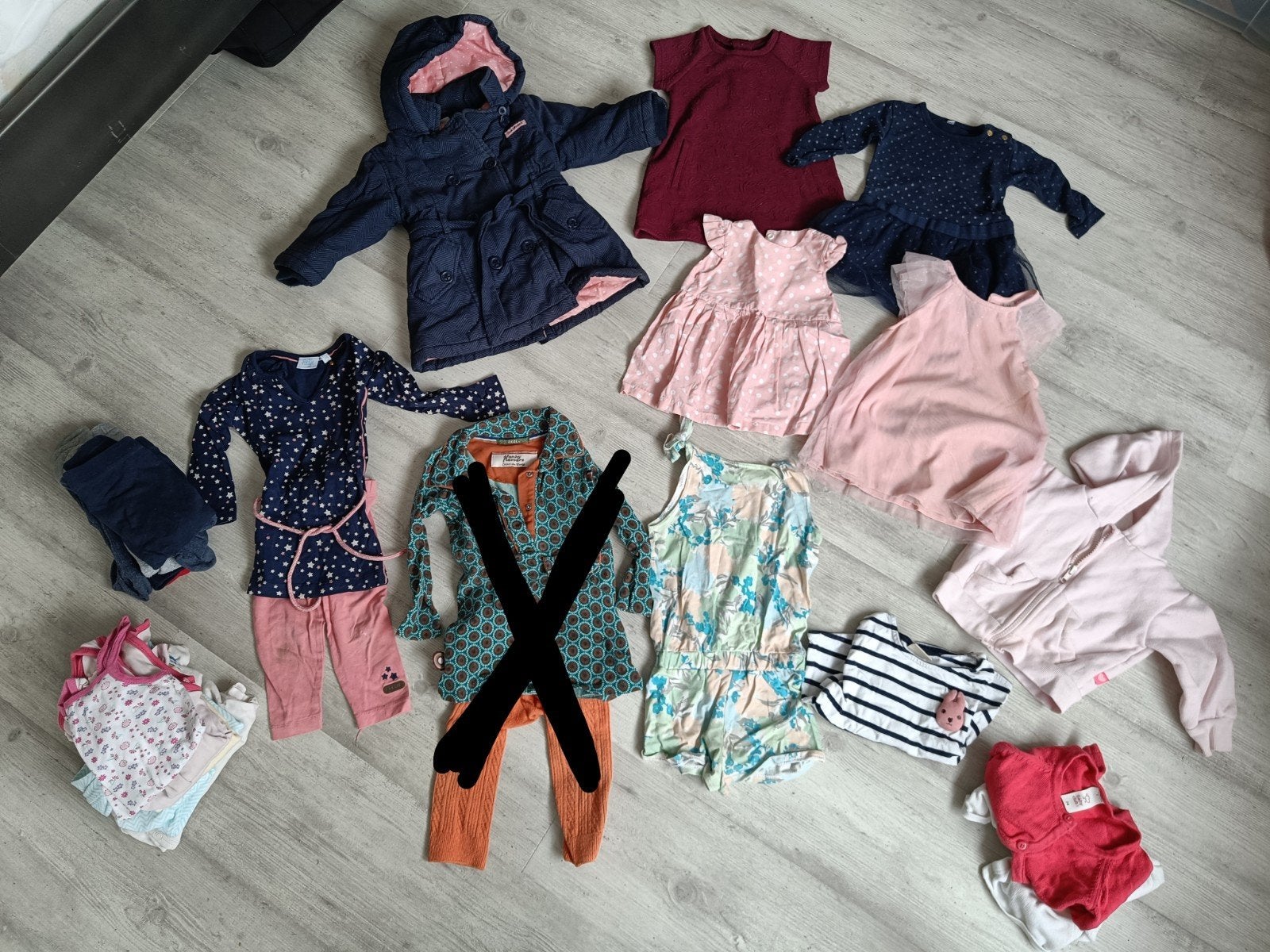 Kledingpakket meisje, maat 74, Ophalen of Verzenden, Gebruikt, Maat 74