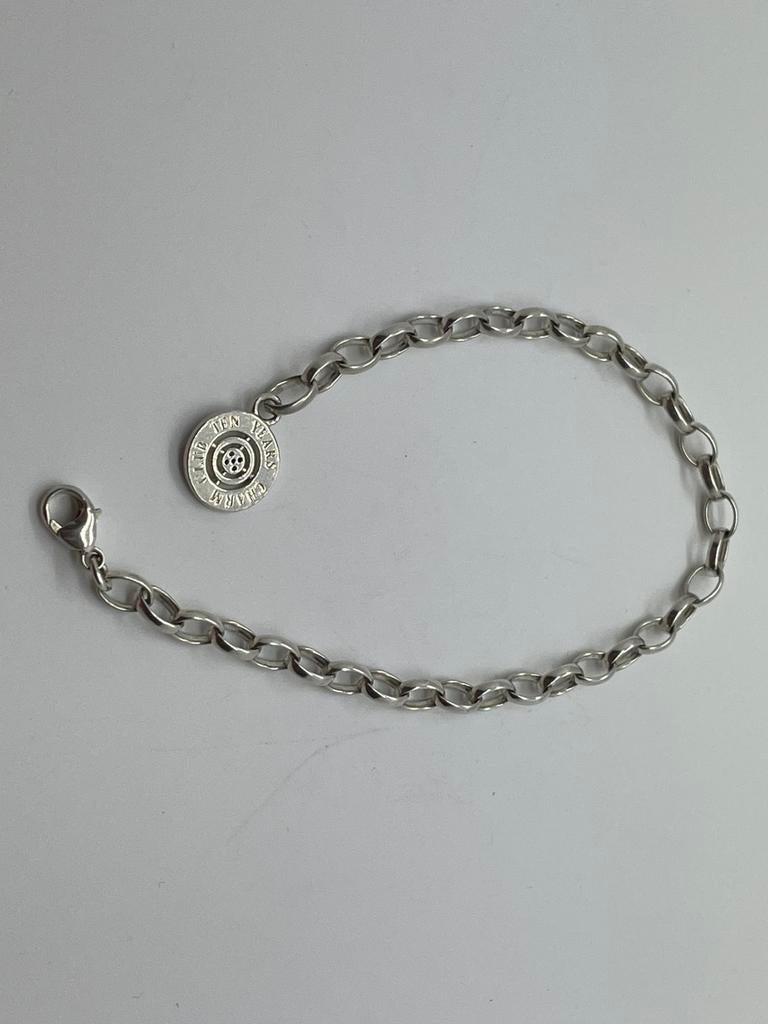 D420 Prachtige zilveren Thomas Sabo charm armband, Ophalen of Verzenden, Zo goed als nieuw, X, Zilver