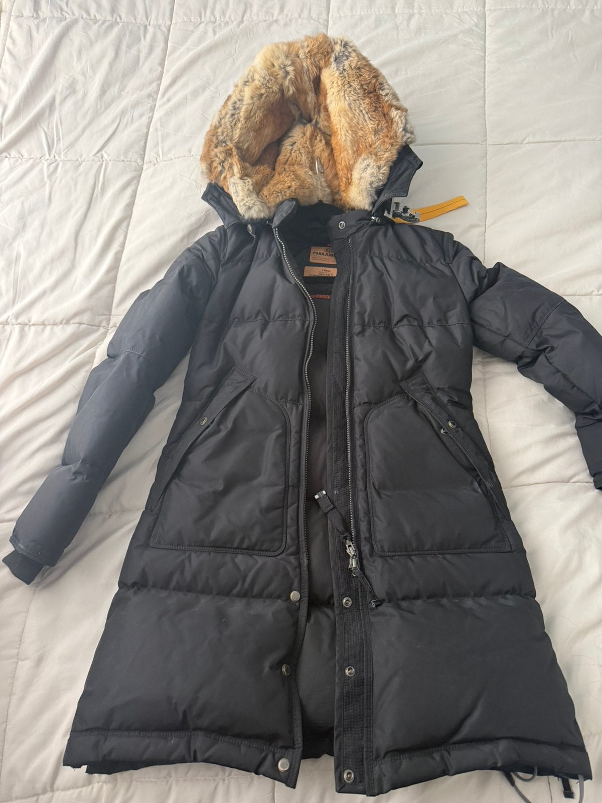Parajumper, Kleding | Dames, Jassen | Winter, Zwart, Ophalen of Verzenden, Zo goed als nieuw, Maat 34 (XS) of kleiner