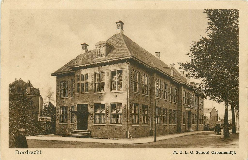 701-050-041 Dordrecht MULO School Groenendijk, Verzenden, Voor 1920, Zuid-Holland