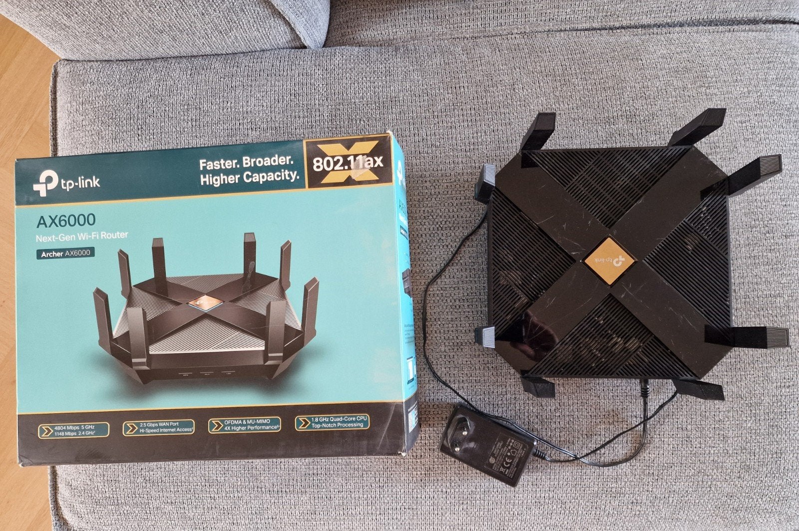 TP-Link AX6000 Next-Gen Wi-Fi Router - Snelle AX Router, Ophalen of Verzenden, Zo goed als nieuw, Router, TPLink