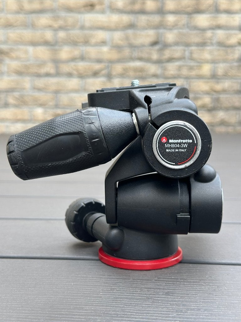 Manfrotto MH804-3W statiefkop, Audio, Tv en Foto, Gebruikt, Ophalen of Verzenden, Statiefkop, Inklapbaar