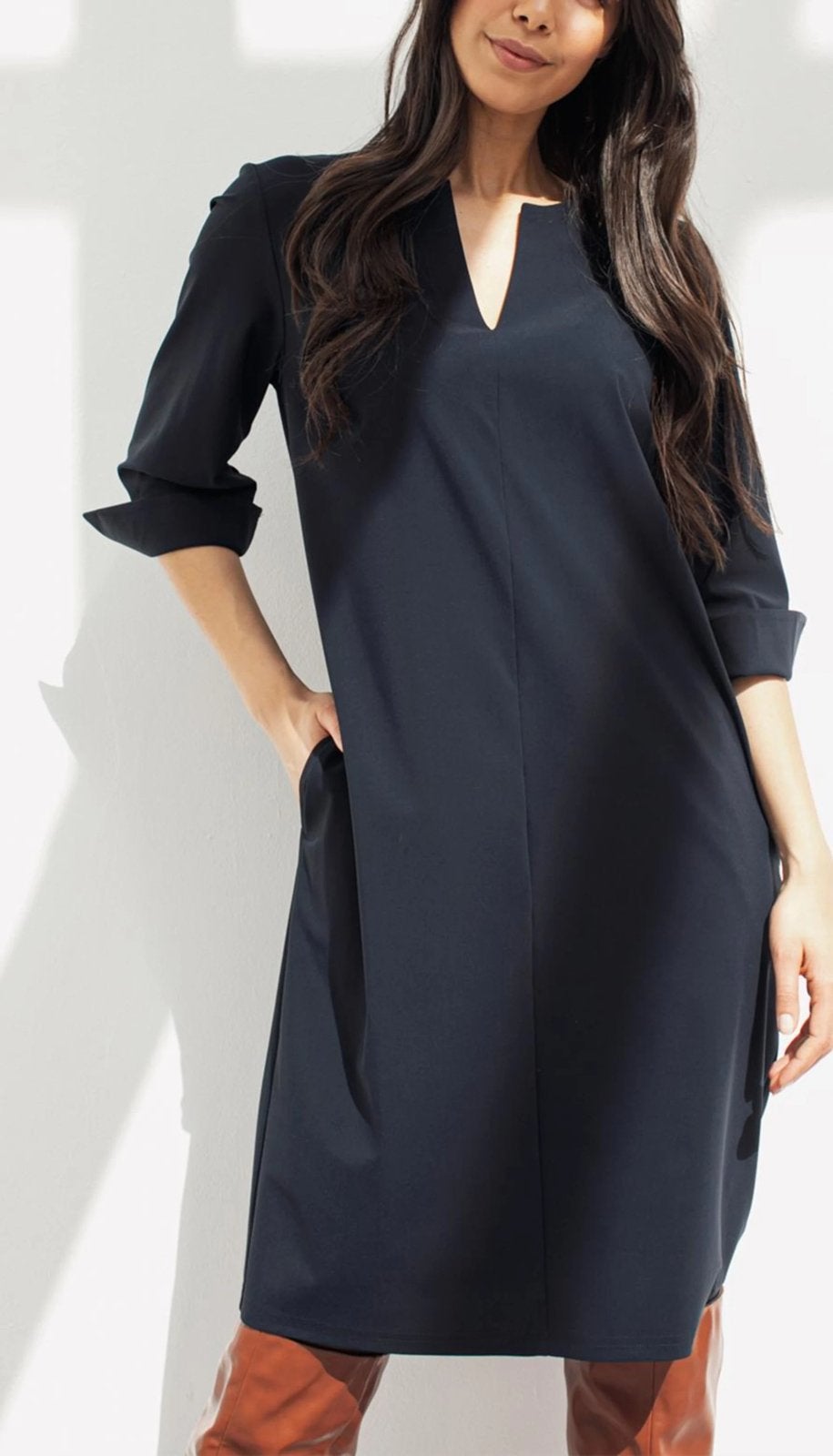 Studio anneloes caro jurk xxl donkerblauw, Blauw, Maat 46/48 (XL) of groter, Ophalen of Verzenden, Zo goed als nieuw