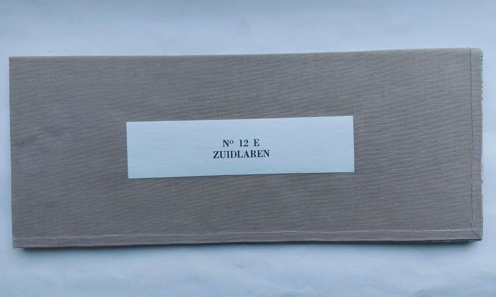 12E Stafkaart uit 1960 Zuidlaren oa Anlo Dennenoord Midlaren, Staat der Nederlanden, Ophalen of Verzenden, 1800 tot 2000, Nederland