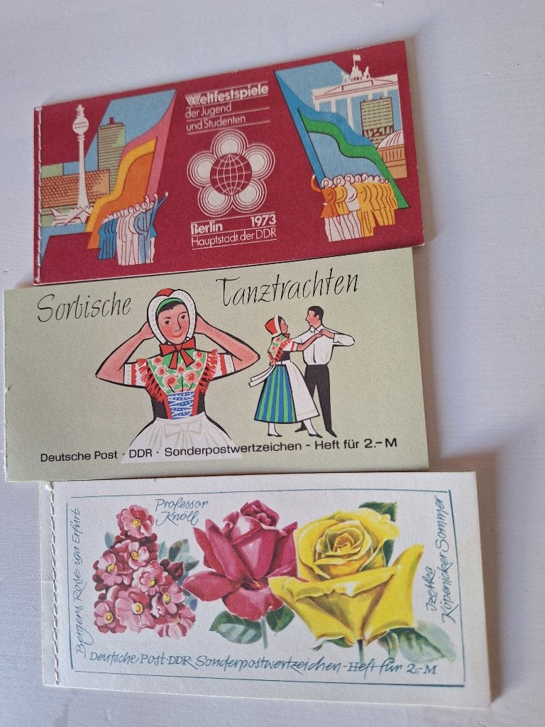 DDR 3 postzegelboekjes compleet postfris, Postzegels en Munten, Verzenden, DDR, Postfris