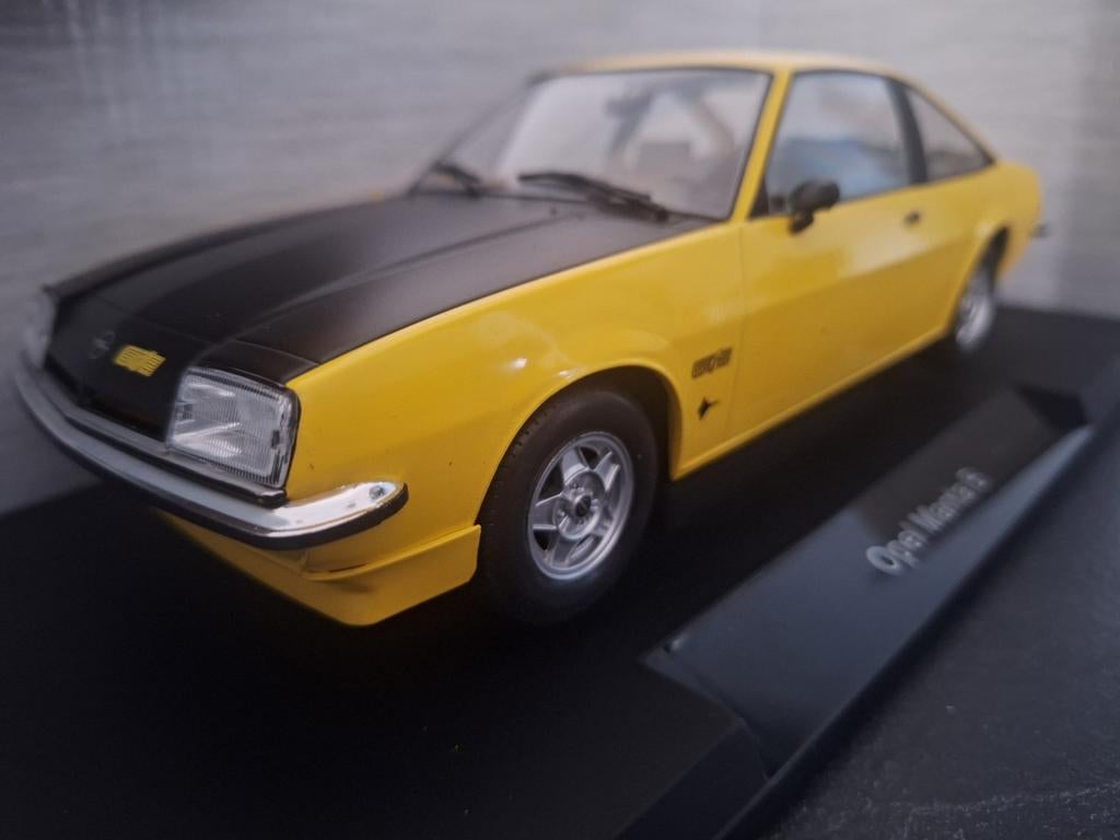 Opel Manta B GT/E 1975 Schaal 1:18, Hobby en Vrije tijd, Modelauto's | 1:18, Nieuw, Auto, Overige merken, Ophalen of Verzenden