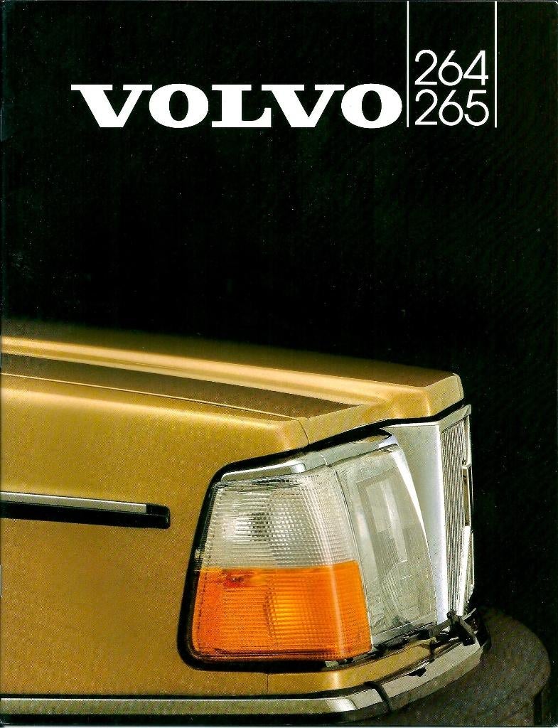 Brochure Volvo 264 en 265 1982, Ophalen of Verzenden, Gelezen, Volvo