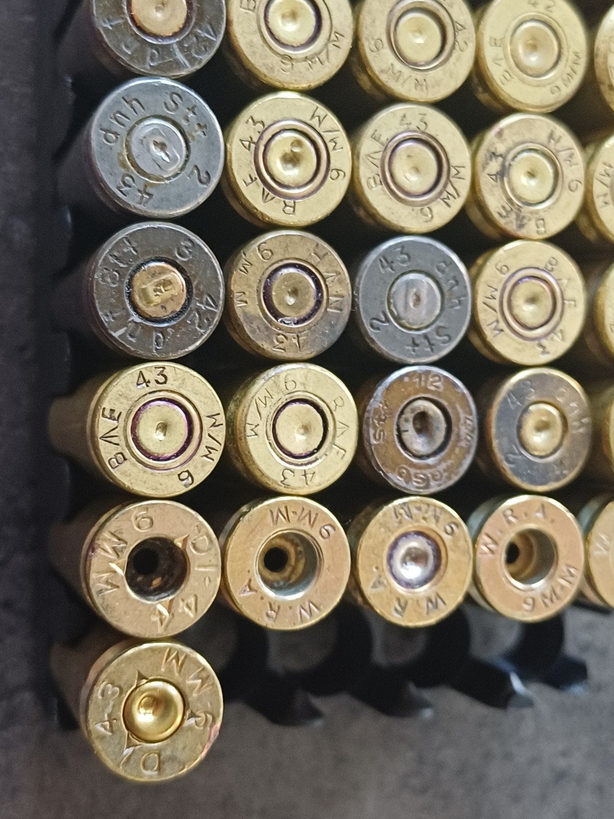lege 9mm hulzen  uit de 2é wo, Verzamelen, Ophalen of Verzenden, Nederland, Hulzen of Bodemvondsten