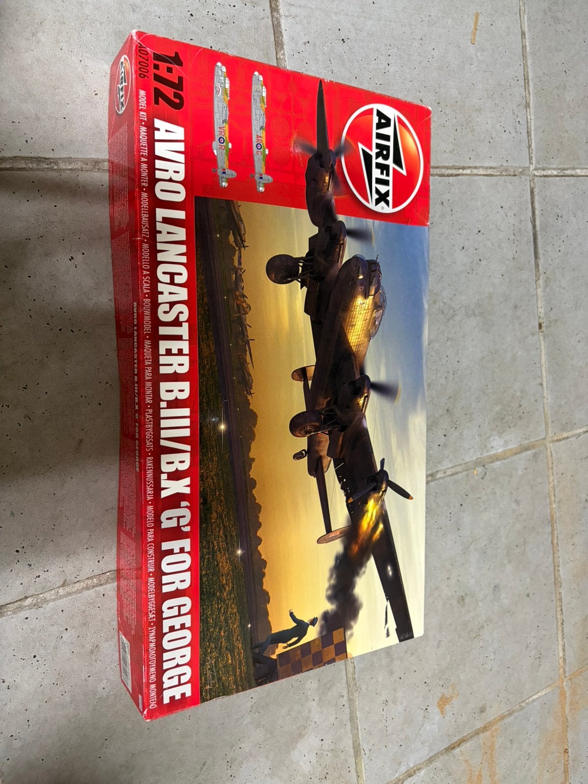 Airfix avro lancaster B.III/B.X ‘G’ for george 1:72 A07006, Ophalen, Zo goed als nieuw, 1:72 tot 1:144, Overige merken