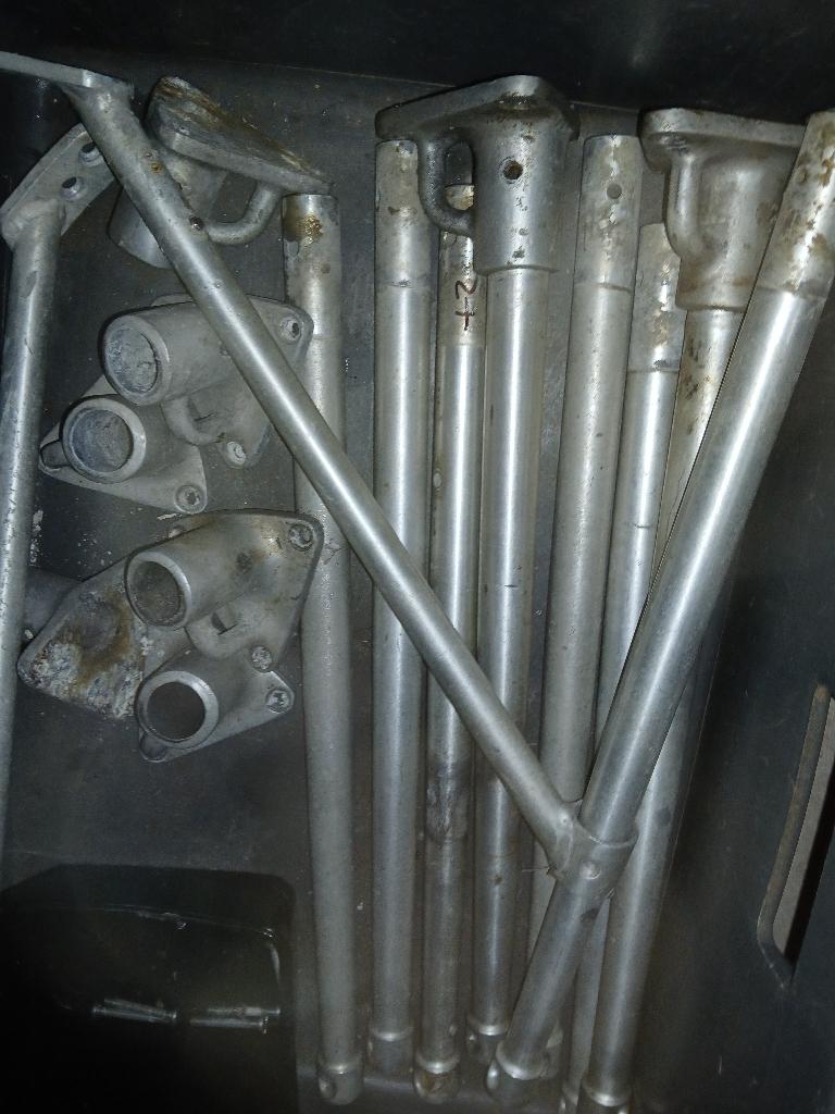 scepters en scepterpotten aluminium 8 stuks 45cm hoog, Ophalen of Verzenden, Gebruikt, Overige typen