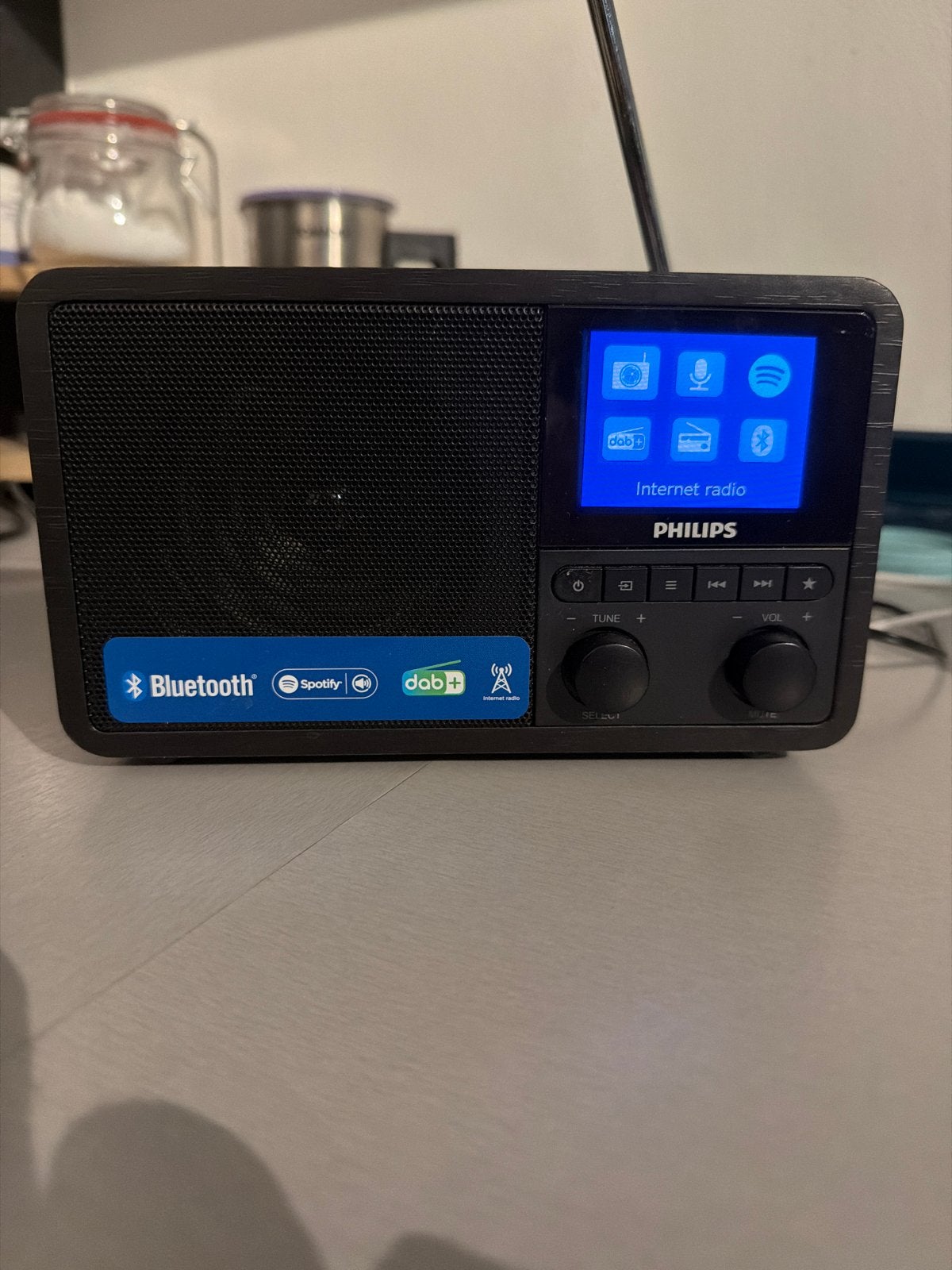 Philips Internetradio DAB+ Bluetooth Spotify - TAPR802/12, Ophalen of Verzenden, Zo goed als nieuw, Radio
