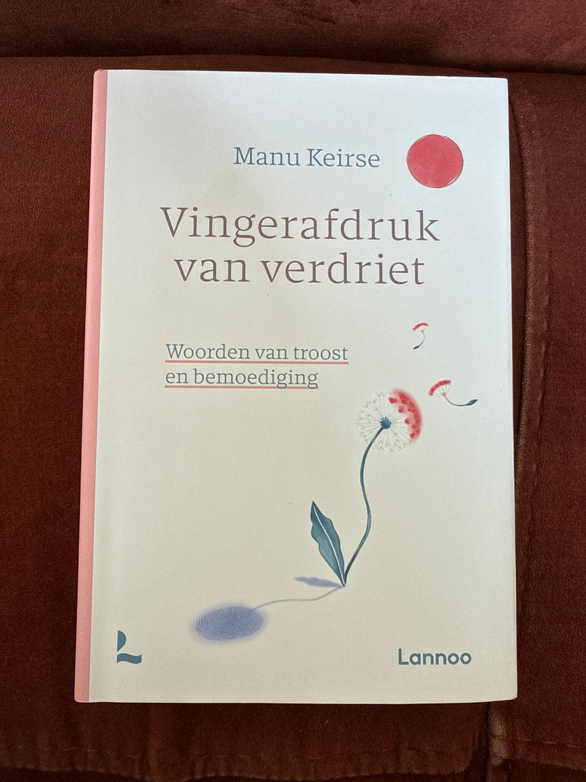 Vingerafdruk van verdriet - Manu Keirse, Ophalen of Verzenden, Zo goed als nieuw, Overige