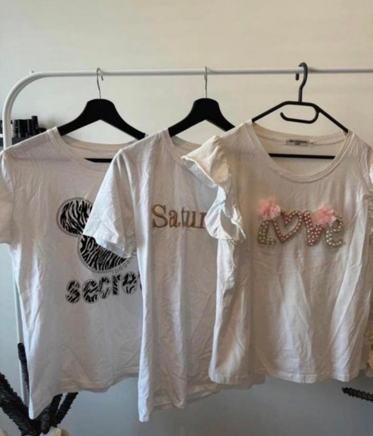 Witte t-shirts, Maat 38/40 (M), Wit, Ophalen of Verzenden, Zo goed als nieuw