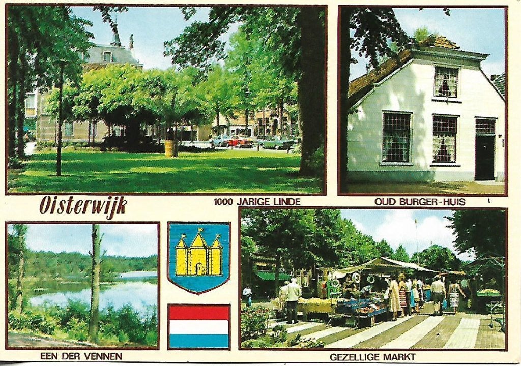 Oisterwijkl- -4-luik., Verzenden, 1980 tot heden, Gelopen, Noord-Brabant