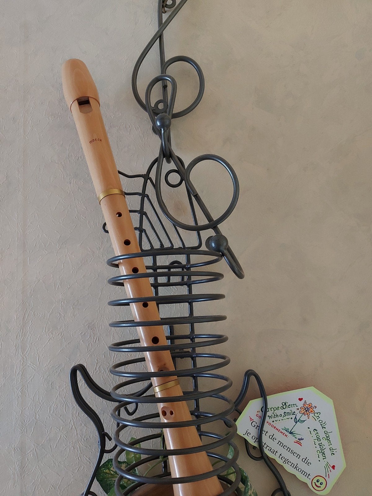 1 Moeck-retro blokfluit. Te koop in Leiderdorp.I.z.g.s., Muziek en Instrumenten, Blaasinstrumenten | Blokfluiten, Ophalen, Tenor
