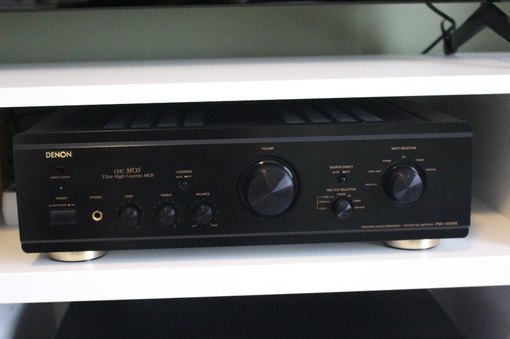 Denon 1500RII--DMD-1000, Audio, Tv en Foto, Versterkers en Receivers, Zo goed als nieuw, Stereo, 120 watt of meer, Denon, Ophalen