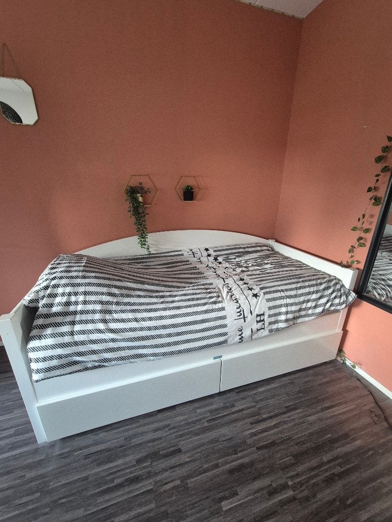 Bopita bedbank 90x200, Ophalen, Gebruikt, 90 cm, Eenpersoons