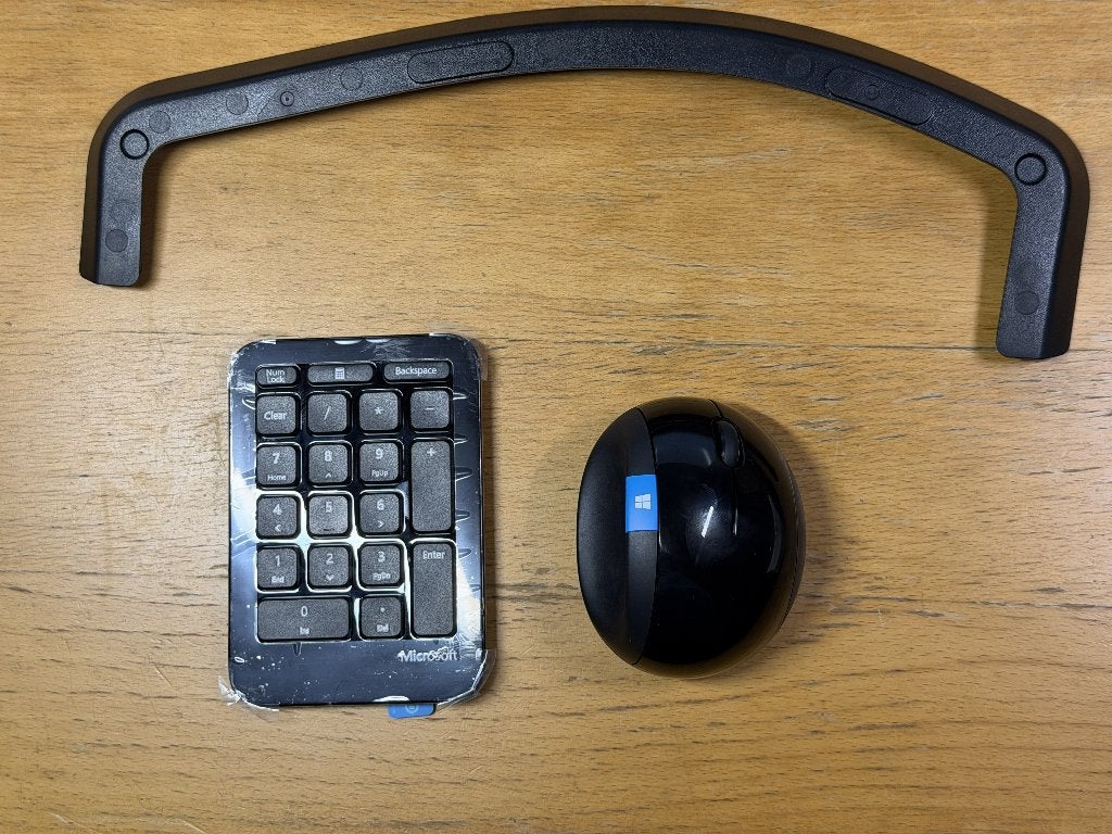 Microsoft Sculpt Muis + Numeriek Blok (ZONDER USB-ONTVANGER), Computers en Software, Rechtshandig, Muis, Ergonomisch, Ophalen of Verzenden