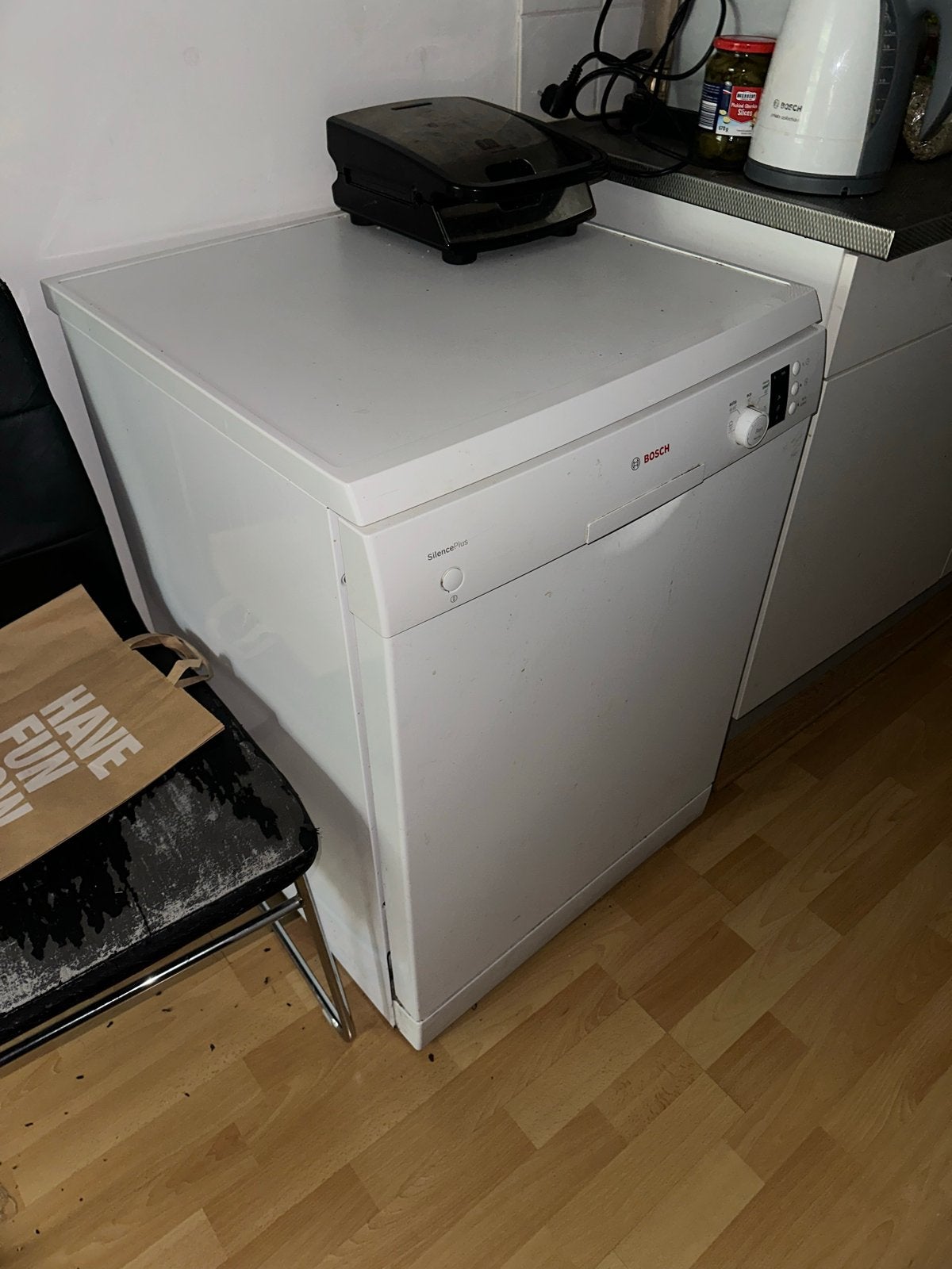 Bosch SilencePlus Vrijstaande Vaatwasser, Witgoed en Apparatuur, Vaatwasmachines, Ophalen, Gebruikt, 60 cm of meer, Eco programma