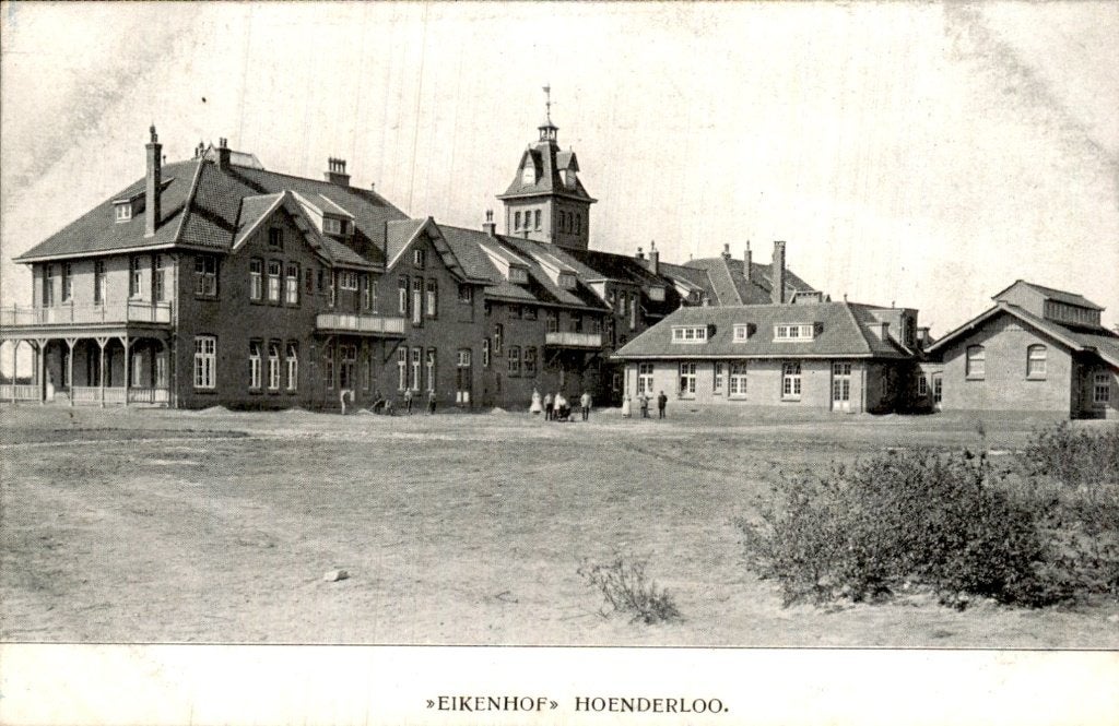 Hoenderloo - Eikenhof - Gebouw, Ophalen of Verzenden, 1920 tot 1940, Ongelopen, Gelderland