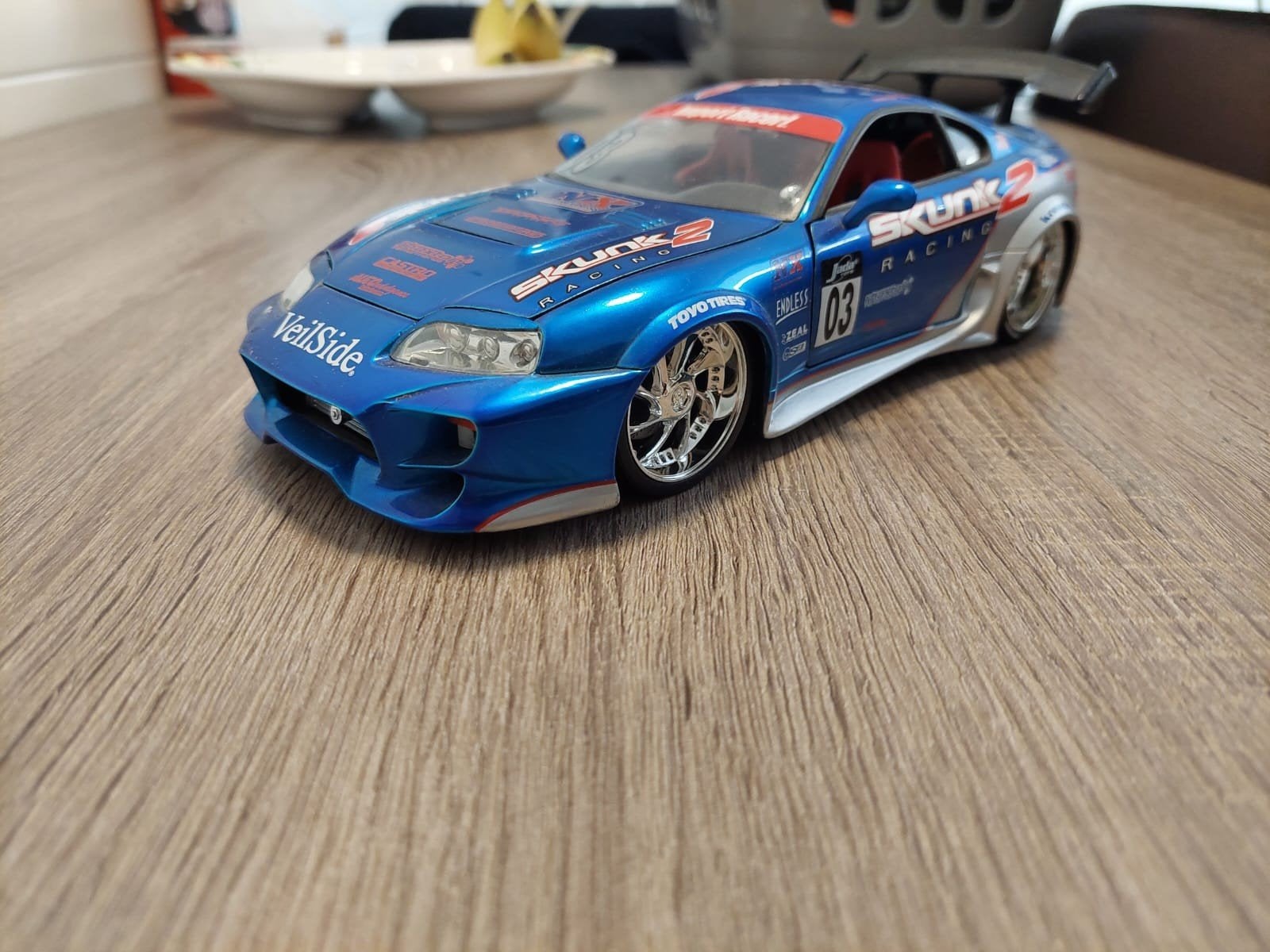 1/18 Toyota Supra, Ophalen of Verzenden, Zo goed als nieuw, Auto, Overige merken