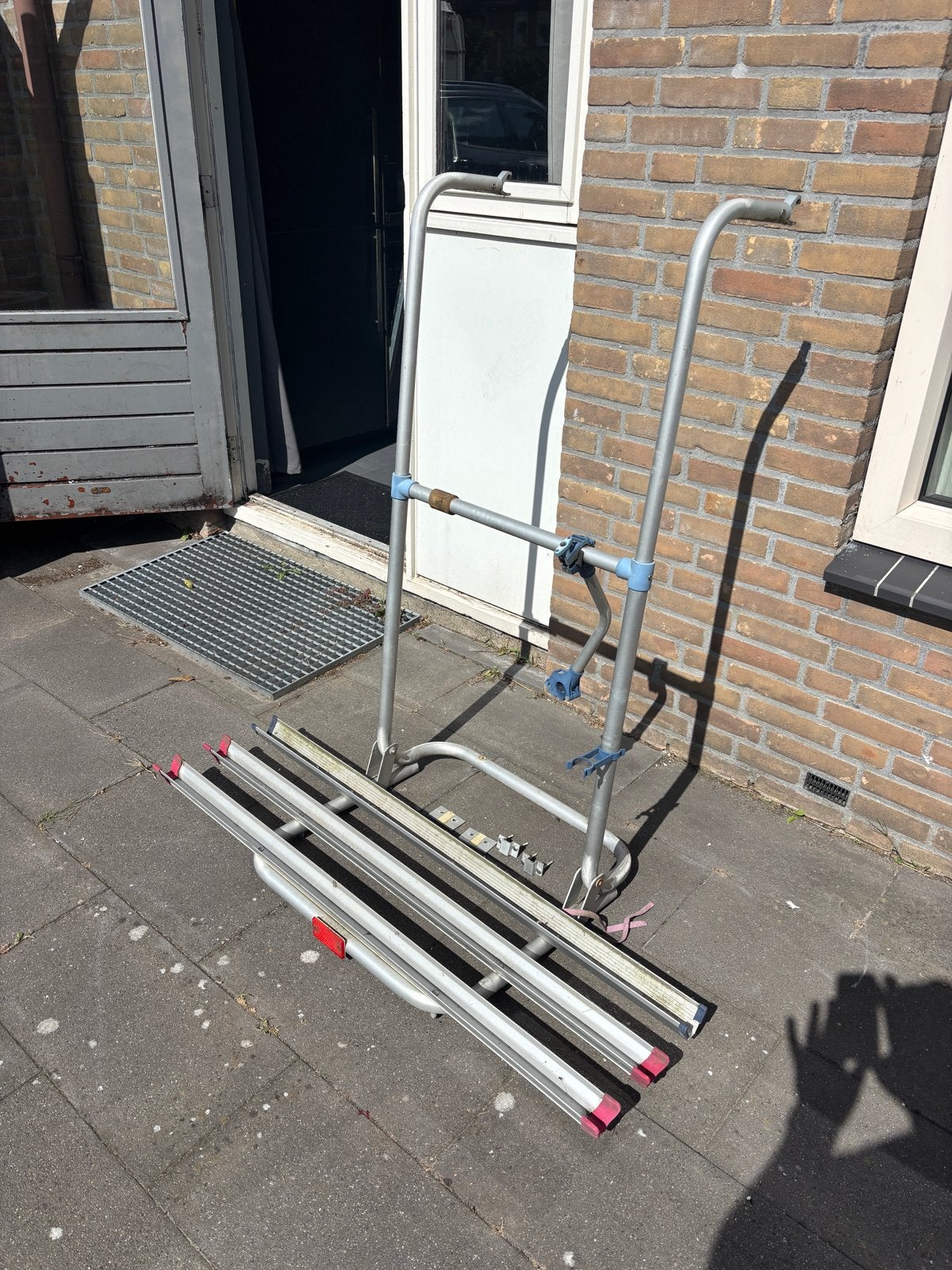 Fiamma fietsendrager met bevestigingsmateriaal bovenzijde, Ophalen, Gebruikt
