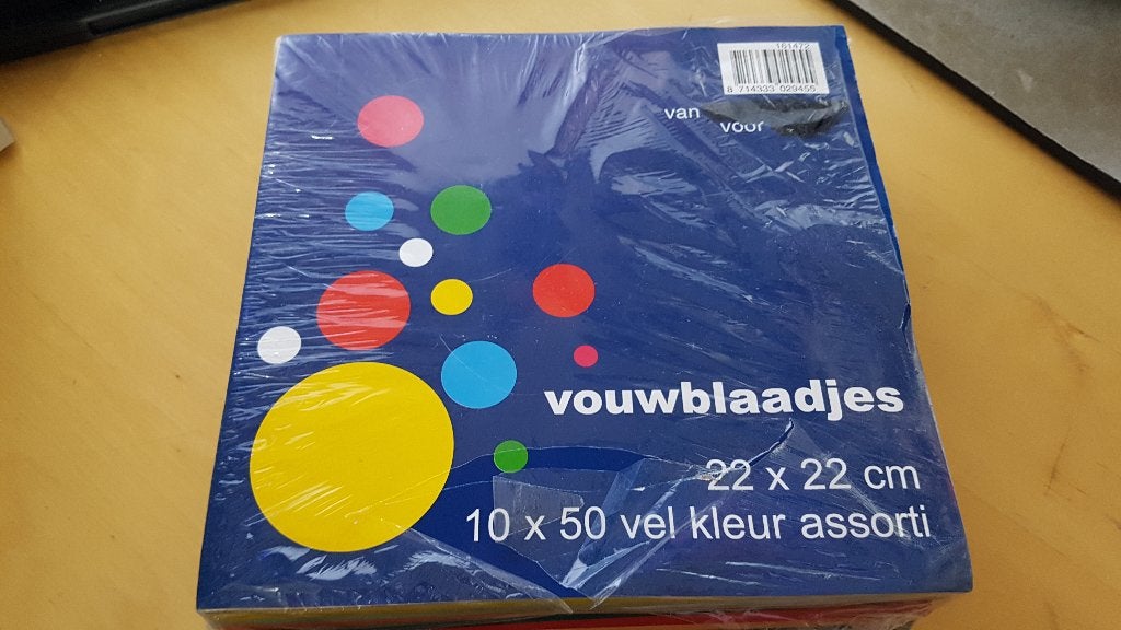 vouwblaadjes, Ophalen of Verzenden