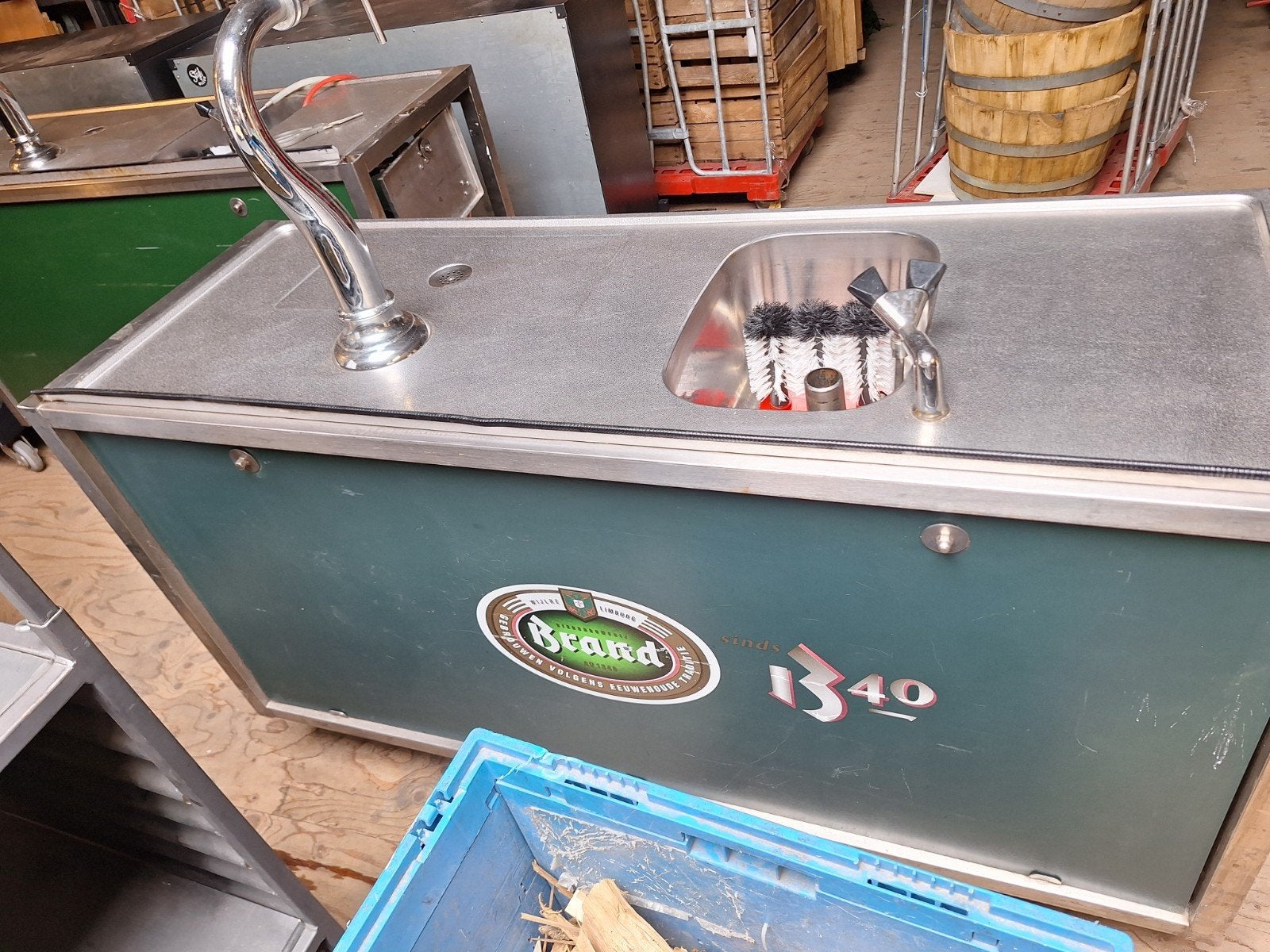 Brand Bier Tapinstallatie met Spoelbak en Koeler, Ophalen, Zo goed als nieuw, Overige typen, Brand