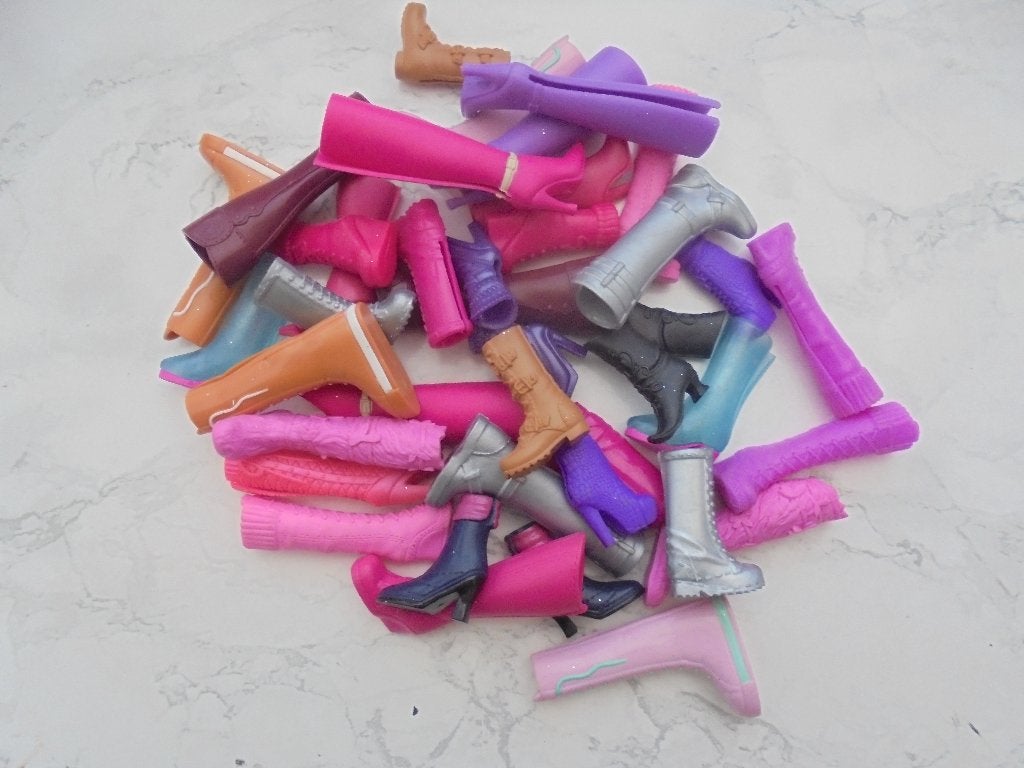 barbie pop partij laarzen laarsjes nieuw, Ophalen of Verzenden, Nieuw, Barbie