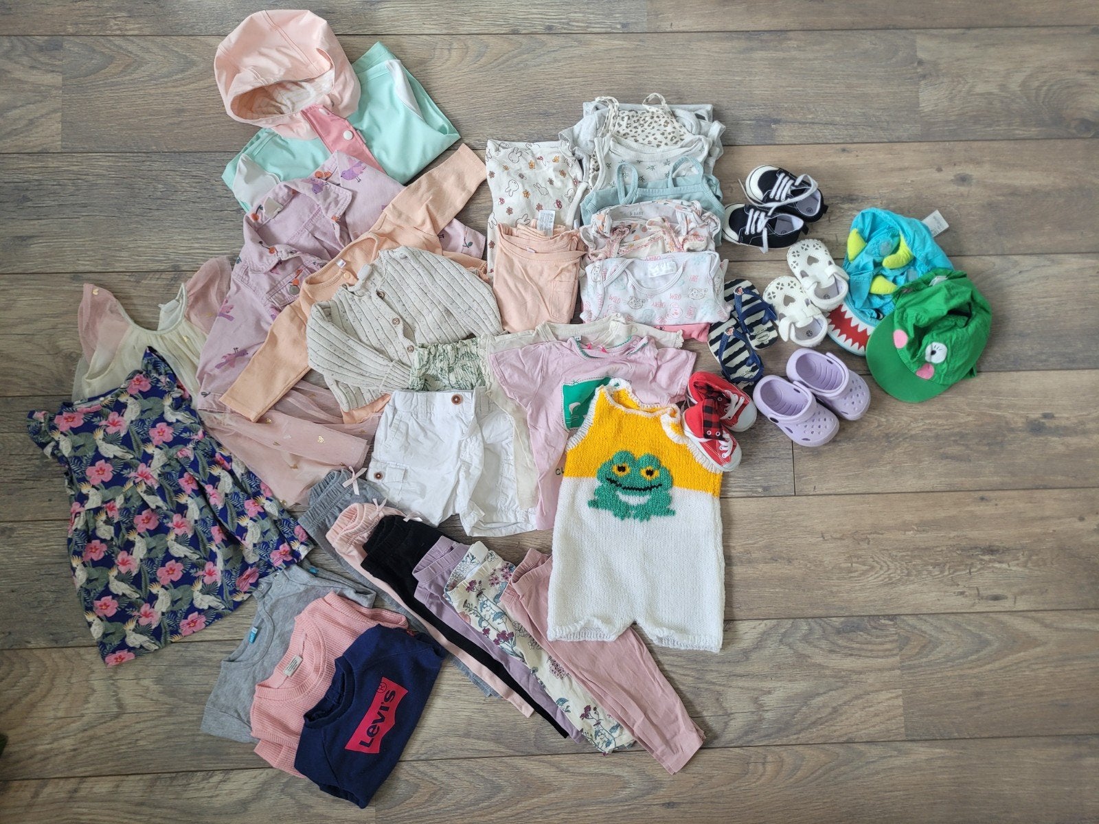 Kledingpakket meisjes zomer en najaar maat 74/80, Kinderen en Baby's, Babykleding | Maat 80, Ophalen of Verzenden, Gebruikt, Meisje