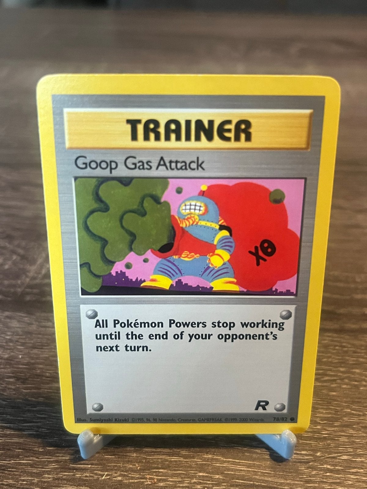 Goop Gas Attack (78/82) - Team Rocket - EX, Ophalen of Verzenden, Zo goed als nieuw, Losse kaart