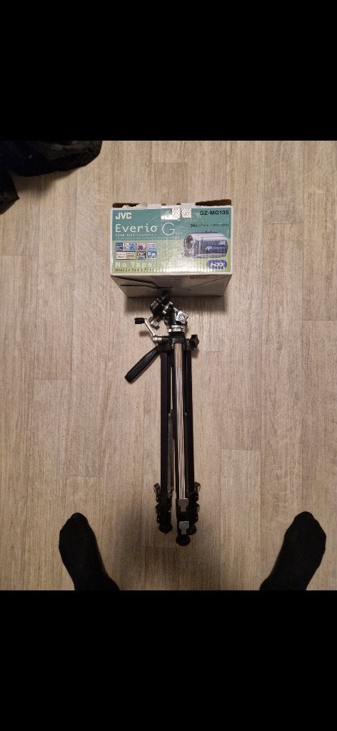 Filmcamera met oplader en statief, Ophalen, Full HD, JVC, Overige typen