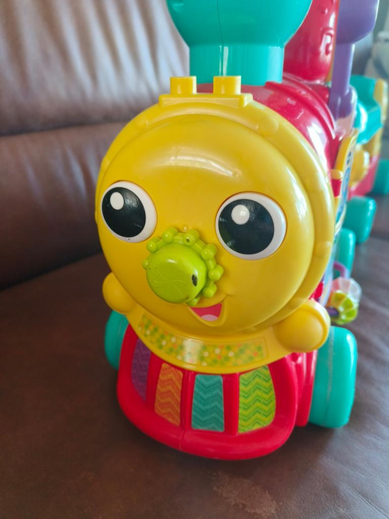 VTech Rijd & Leer Letterlocomotief met blokken, Ophalen, Zo goed als nieuw, Overige typen, Met wieltjes