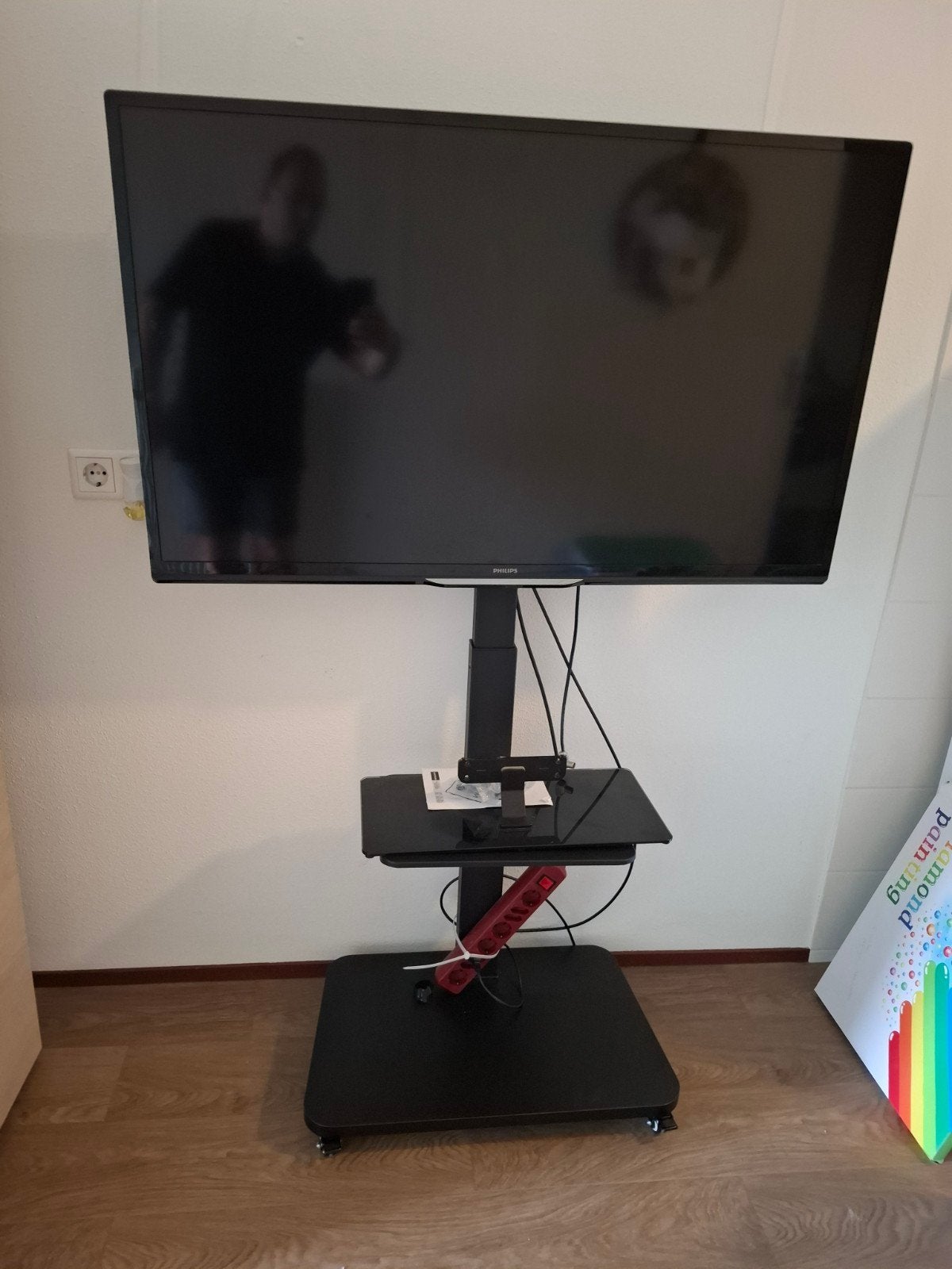 Philips TV op verrijdbare standaard, Audio, Tv en Foto, Ophalen, Gebruikt