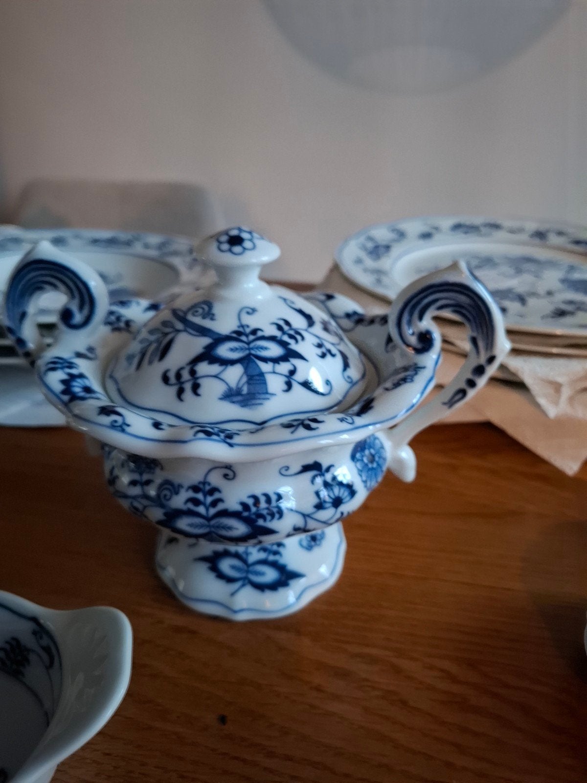 Prachtige blue danobe dekselpot, Ophalen of Verzenden