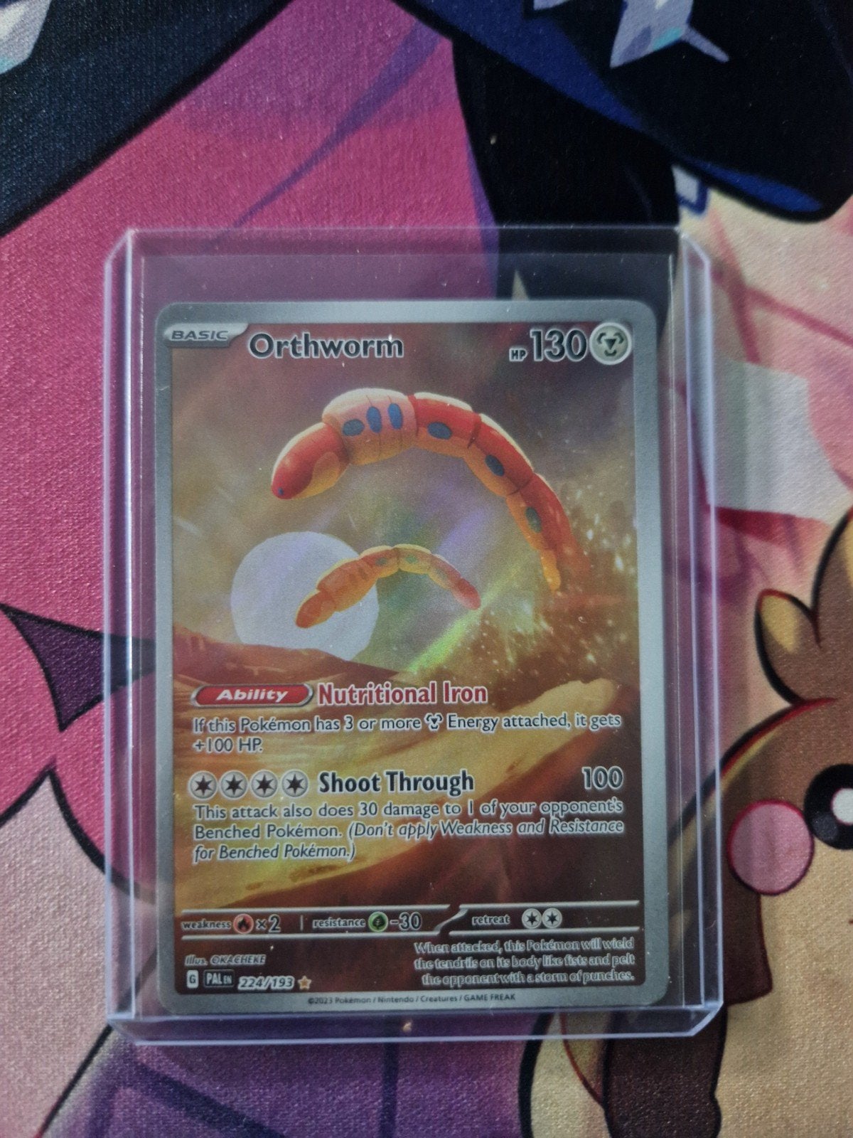 Orthworm 224/193 - Scarlet & Violet Pokémon Kaart, Ophalen of Verzenden, Nieuw, Losse kaart