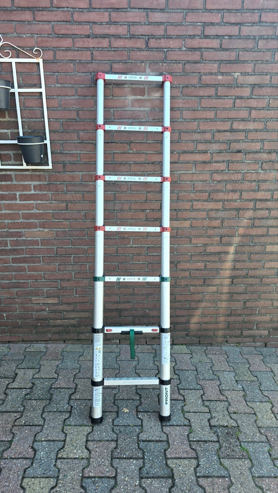 telescoop ladder 2 meter nieuw, Ophalen, Nieuw, Ladder, Opvouwbaar of Inschuifbaar
