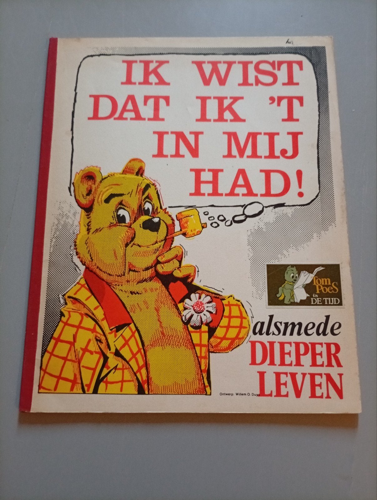 strip uit 1971 van Maarten Toonder met originele krant, Eén stripboek, Ophalen of Verzenden, Gelezen
